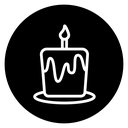 Birthday cake icon