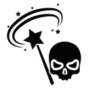 Black magic icon