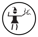 Black magic icon