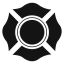 Blank Fire Department badge icon