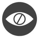 Blindness Black Filled icon