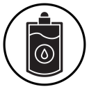 Blood bag icon