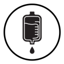 Blood bag icon