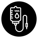 Blood bag icon