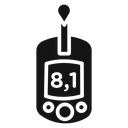 Blood glucose icon