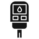 Blood glucose icon