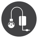 Blood Pressure Cuff Gauge icon