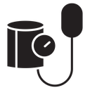 Blood pressure meter icon