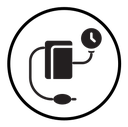 Blood pressure meter icon