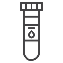 Blood sample icon