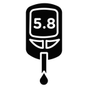 Blood sugar icon