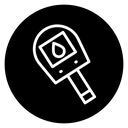 Blood sugar test icon