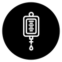 Blood transfusion icon