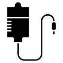 Blood transfusion Black Filled icon