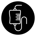 Blood transfusion icon