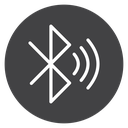 Bluetooth Black Filled icon