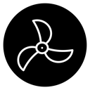 Boat screw icon