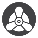 Boat screw icon