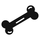 Bone Black Filled icon
