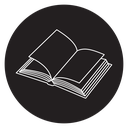 Book Black Filled icon