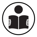 Book open reader icon