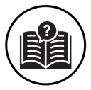 Book with question mark icon