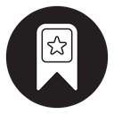 Bookmark star icon