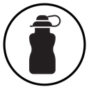 Bottle Black Filled icon