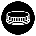 Bottle cap icon