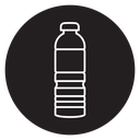 Bottle water icon