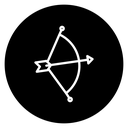 Bow arrow 2 icon