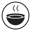 Bowl of soup icon