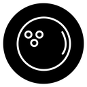Bowling ball icon