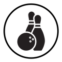 Bowling game icon