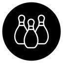 Bowling pins icon