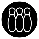 Bowling pins icon