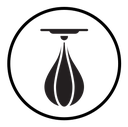 Boxing punch bag icon
