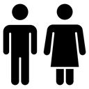 Boy Girl Standing Pair icon