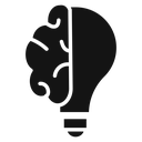 Brain idea icon