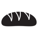 Bread loaf icon