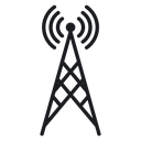 Broadcast tower 4 icon