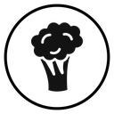 Broccoli (2) Black Filled icon