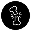 Broken bone icon
