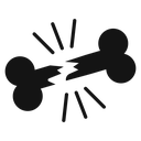Broken bone icon