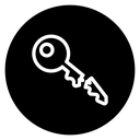 Broken key icon