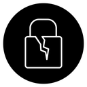Broken Padlock icon