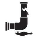 Broken pipe icon