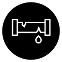 Broken pipe icon