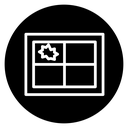 Broken window icon