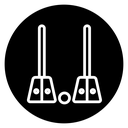 Broom-ball icon